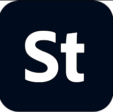 Logo d'Adobe Stock.