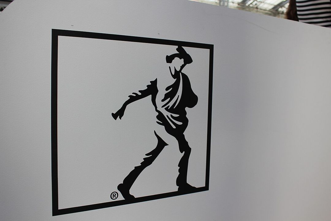 Stand de l'éditeur Simon & Schuster lors d'une foire du livre.